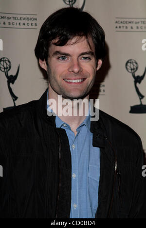 Bill Hader arrive à l'Academy of Television Arts & Sciences présente une soirée avec 'Samedi soir Live' à l'Hôtel Pierre le 12 avril 2010 Banque D'Images