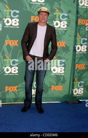 3 août 2008 - Hollywood, Californie, États-Unis - J13426CHW.''Teen Choice 2008'' PRÉSENTÉE PAR FOX .GIBSON AMPHITHEATRE, Universal Hollywood, CA .08/03/08.LUKE FORD (Image Crédit : Â© Clinton Wallace/Globe Photos/ZUMAPRESS.com) Banque D'Images