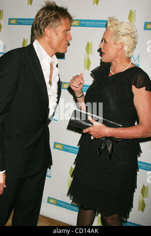 24 avril 2008 - Hollywood, Californie, États-Unis - J13319CHW.12e REMISE ANNUELLE DES PRIX PRISME .BEVERLY HILLS HOTEL, LOS ANGELES, CALIFORNIE 04-24-2008.BRIGITTE NIELSEN ET Dolph Lundgren (crédit Image : Â© Clinton Wallace/Globe Photos/ZUMAPRESS.com) Banque D'Images