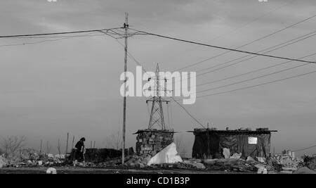 10/02/2008 Istanbul - Turquie - Le premier est la fixation des zones en ruines et vivent dans des conditions insalubres qui s'est produite en raison de l'urbanisation non planifiée, d'autre part ces domaines sont considérés comme des investissements en capital. Village olympique et ses environs est le principal facteur qui a accéléré le projet. Aya Banque D'Images