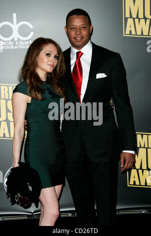 Nov 23, 2008 - Los Angeles, Californie, USA - Terrence Howard arrivant à l'America Music Awards, qui a eu lieu au Nokia Theater. (Crédit Image : © Lisa O'Connor/ZUMA Press) Banque D'Images