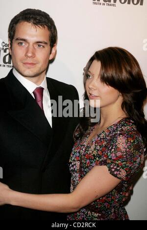 Mar. 19, 2008 - New York, New York, États-Unis - PREMIÈRE MONDIALE DE LA SAISON DEUX DE SHOWTIME'S ''THE TUDORS''.Le SHERATON NEW YORK HOTEL 03-19-2008. 2008.HENRY CAVILL ET NATALIE DORMER.K56988RM(Image Crédit : Â© Rick Mackler/Photos/ZUMAPRESS.com) Globe Banque D'Images