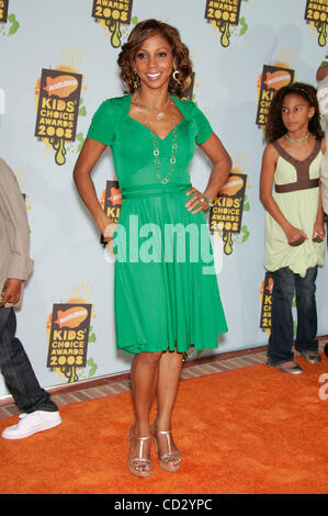 29 mars 2008 - Westwood, Californie, USA - Actrice HOLLY ROBINSON PEETE-arrivant au Kid's Choice Awards 2008 qui a eu lieu à l'UCLA. (Crédit Image : © Lisa O'Connor/ZUMA Press) Banque D'Images