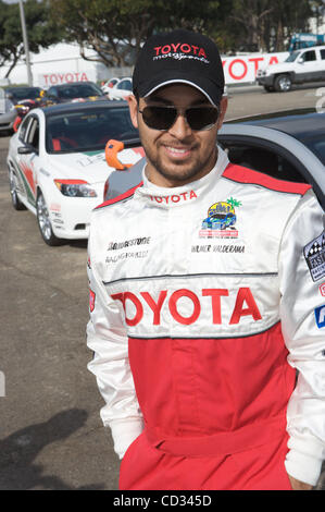 L'Acteur Wilmer Valderrama, mieux connu pour le rôle de Fez dans la sitcom FOX que '70s Show et hôte de la MTV Yo Momma. Au Long Beach 2008 Toyota Pro/Celebrity la pratique . Banque D'Images