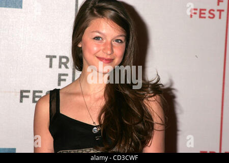 Avril 26, 2008 - New York, New York, États-Unis - 2008 TRIBECA FILM FESTIVAL SUR L'ÉVALUATION PRÉALABLE DE ''TENNESSE''.TRIBECA 04-26-2008. 2008.MELISSA BENOIST.K57885RM(Image Crédit : Â© Rick Mackler/Photos/ZUMAPRESS.com) Globe Banque D'Images