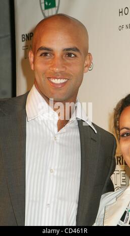 21 août 2008 - New York, New York, États-Unis - K59566ML.La ''BNP PARIBAS TASTE OF TENNIS'' À L'hôtel W NEW YORK- NEW YORK New York 08-21-2008. - JAMES BLAKE(Image Crédit : Â© Mitchell Levy/Photos/ZUMAPRESS.com) Globe Banque D'Images