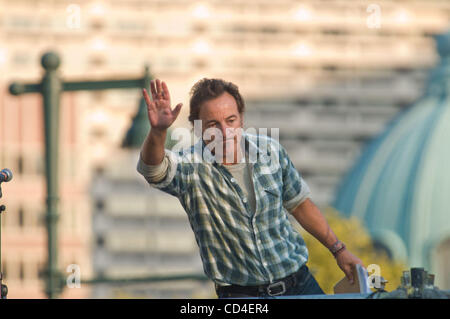 Octobre 04, 2008 - Philadelphia, PA, USA-Bruce Springsteen à rock pour changer les concerts pour Obama à Philadelphie PA (crédit Image : (c) Ricky Fitchett/ZUMA Press) Photographe : Ricky Fitchett Source : Ricky Fitchett Titre : photographe Contrat Crédit : ZUMA Press Ville : état : Philadelphie PA Pays : USA Ca Banque D'Images