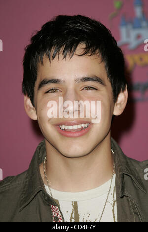 Oct 05, 2008 - Anaheim, Californie, USA - David Archuleta au Miley Cyrus Sweet 16 Birthday Party qui a eu lieu à Disneyland à Anaheim. (Crédit Image : © Lisa O'Connor/ZUMA Press) Banque D'Images