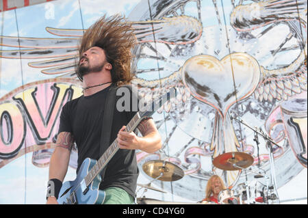 Oct 26, 2008-Pomona, Californie, USA-musicien DAVID GROHL des Foo Fighters à Love Ride 25, Pomona Fairgrounds. (Crédit Image : cr Scott Mitchell/ZUMA Press) Banque D'Images