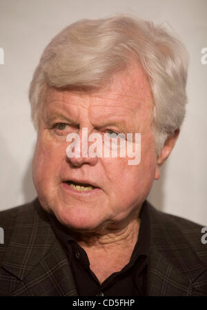 20 mai 2008 - Boston, Massachussets, USA - Le dernier frère Kennedy diagnostiqué avec le cancer du cerveau. Sur la photo : le sénateur Edward Kennedy à un rassemblement d'Obama à l'Université de Texas-Pan-Américain à Edinburg, Texas le Feb 20, 2008. (Crédit Image : © James Colburn/ZUMA Press) Banque D'Images