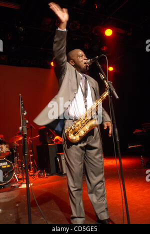 21 juin 2008 - Vancouver, Colombie-Britannique, Canada - le légendaire saxophoniste de jazz funk et soul Maceo PARKER effectue au Commodore Ballroom à Vancouver. (Crédit Image : © Sergei Bachlakov/ZUMApress.com) Banque D'Images