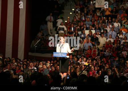 Oct 07, 2008 - Pensacola, Floride, USA - Sarah Palin ralliant à Pensacola, en Floride. (Crédit Image : © Shane Babin/ZUMA Press) Banque D'Images