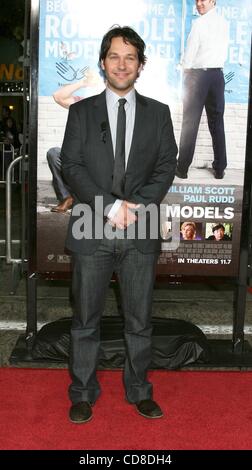 22 Oct 2008 - Los Angeles, Californie, USA - l'acteur Paul Rudd au 'Rôle' Première mondiale tenue au Mann's Village Theatre, Westwood. (Crédit Image : Â© Paul Fenton/ZUMA Press) Banque D'Images