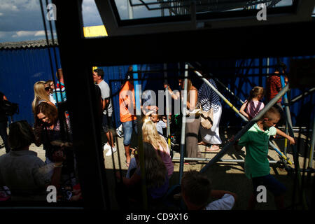 Jul 25, 2010 - Londres, Angleterre, Royaume-Uni - match de football de bienfaisance, Canvy Island, à Londres. (Crédit Image : ©/ZUMAPRESS.com) Lukasova Veronika Banque D'Images