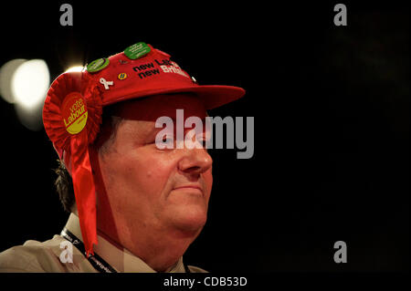 Sep 27, 2010 - Manchester, Angleterre, Royaume-Uni - le conseiller TOM WRIGHT assiste à la Conférence d'automne du travail à Manchester. (Crédit Image : Banque D'Images