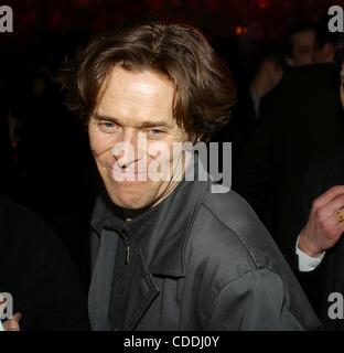 1 janvier, 2011 - New York, New York, États-Unis - K29745SD RM03/25/2003..MARK MORRIS DANCE GALA À LA MARK MORRIS DANCE CENTRE EN GREEENPOINT Brooklyn, New York..Willem Dafoe.(Image Crédit : Â© Rick Mackler/Photos/ZUMAPRESS.com) Globe Banque D'Images