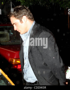 1 janvier, 2011 - New York, New York, États-Unis - Joaquin Phoenix.K31851RM.AFTER PARTY DE LA PREMIÈRE DE ''BUFFALO SOLDIER'' À ELAINE'S À NEW YORK New York.7/21/2003. / 2003 Crédit : Image(Â© Rick Mackler/Photos/ZUMAPRESS.com) Globe Banque D'Images