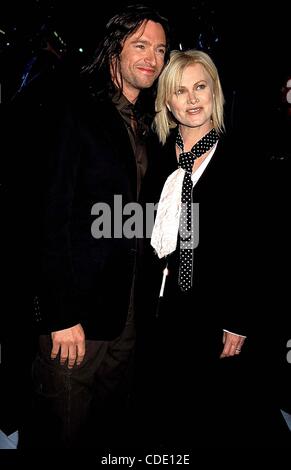 1 janvier 2011 - Hollywood, Californie, États-Unis - J7591PR.X2 : X-MEN UNITED PREMIÈRE AU CHINESE THEATRE HOLLYWOOD.04/28/2003. / / 2003.Hugh Jackman(Image Crédit : Â© Phil Roach/Photos/ZUMAPRESS.com) Globe Banque D'Images