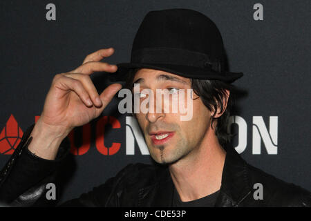 12 février 2011 - West Hollywood, Californie, États-Unis - acteur Adrien Brody arrive à la Gucci/RocNation Brunch Pre-Grammy organisé au Soho House à West Hollywood le 12 février 2011. (Crédit Image : © Jonathan Alcorn/ZUMAPRESS.com) Banque D'Images