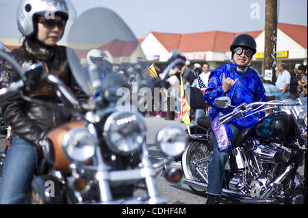 05 février, 2011 - Westminster, Californie, États-Unis - Les membres de la Club de motards porc V participer à la parade de Tet sur Bolsa Avenue à Little Saigon. (Crédit Image : © Jakob Berr/ZUMAPRESS.com) Banque D'Images