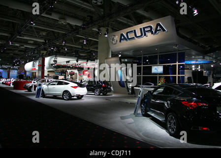 17 février 2011 - Toronto, Ontario, Canada - l'Acura afficher au Salon International de l'automobile journée des médias au Metro Convention Centre de Toronto. (Crédit Image : © Steve Southcreek Dormer/global/ZUMAPRESS.com) Banque D'Images