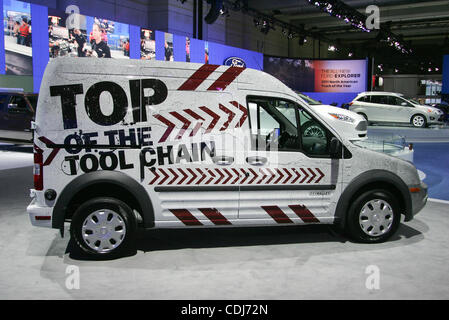 17 février 2011 - Toronto, Ontario, Canada - l'affichage de Ford au Salon International de l'automobile médias journée au Metro Convention Centre de Toronto. (Crédit Image : © Steve Southcreek Dormer/global/ZUMAPRESS.com) Banque D'Images