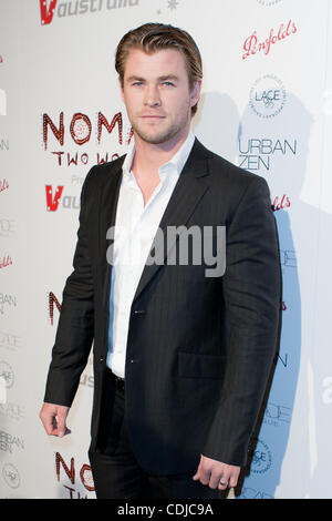 22 févr. 2011 - Santa Monica, Californie, États-Unis - l'acteur australien Chris Hemsworth arrive à la Nomad Deux Los Angeles premier gala à 59 Studios Pier Ouest. (Crédit Image : © Brandon Parry/global/ZUMAPRESS.com) Southcreek Banque D'Images