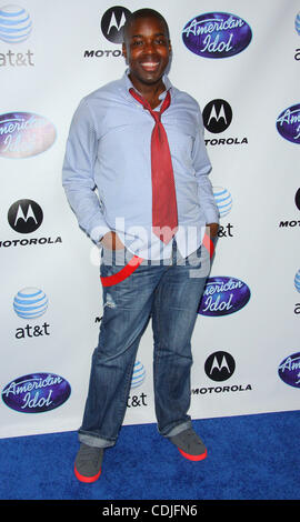 24 février 2011 - Los Angeles, Californie, États-Unis - Jacob Ezekial Lusk.Les débuts de 2011 de l'American Idol Top 24 - Demi-finalistes arrivants tenue à l'hôtel Roosevelt, Hollywood, CA. - 24 février 2011. K67686TL(Image Crédit : Â©/TLeopold ZUMAPRESS.com)/Photos Globe Banque D'Images