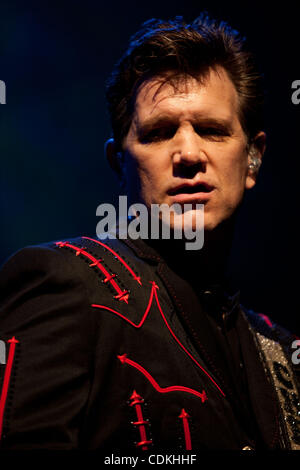 CHRIS ISAAK performing live au Trak Lounge Bar Melbourne, Australie. Banque D'Images