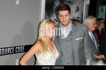 Mar. 28, 2011 - Los Angeles, Californie, États-Unis - Kristin Cavallari, Jay Cutler assistant à la première de Los Angeles ''Source Code'' tenue à l'Arclight Cinerama Dome, à Hollywood, Californie le 3/28/11. Crédit Image : 2011(© D. Long/Globe Photos/ZUMAPRESS.com) Banque D'Images