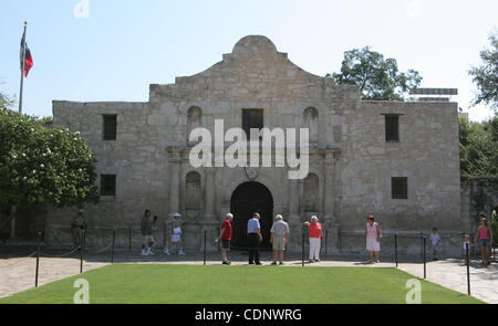 Sept 2005 - San Antonio, Texas, États-Unis - Photos de l'Alamo fort in San Antonio. La bataille de l'Alamo qui a eu lieu du 23 février au 6 mars 1836 a été un événement charnière dans la révolution du Texas. (Crédit Image : ©/ZUMAPRESS.com) Blevins génique Banque D'Images