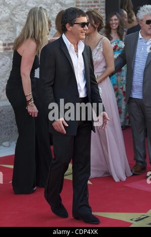 30 juin 2011 - Madrid, Madrid, Espagne - Acteur Antonio Banderas assiste à la 25e anniversaire ELLE Magazine Awards à El Matadero de Madrid (crédit Image : © Jack Abuin/ZUMAPRESS.com) Banque D'Images