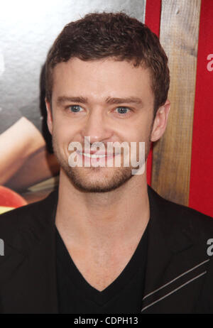 Le 20 juin 2011 - New York, New York, États-Unis - l'acteur et chanteur JUSTIN TIMBERLAKE assiste à la première mondiale de 'Bad Teacher' tenu à la Ziegfeld Theatre. (Crédit Image : © Kaszerman ZUMAPRESS.com)/Nancy Banque D'Images