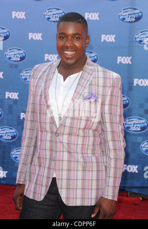 25 mai 2011 - Los Angeles, Californie, États-Unis - Jacob Lusk, participant à la finale d'American Idol 2011 Tenue des arrivées lors de la Nokia Theatre de Los Angeles, Californie Le 25/5/11. 2011.(Image Crédit : © D. Long/Globe Photos/ZUMAPRESS.com) Banque D'Images