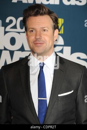 5 juin 2011 - Los Angeles, Californie, États-Unis - Jason Sudeikis participant à la 2011 MTV Movie Awards Salle de presse tenue au Gibson Amphitheatre à Universal City, Californie Le 6/5/11. Crédit Image : 2011(© D. Long/Globe Photos/ZUMAPRESS.com) Banque D'Images