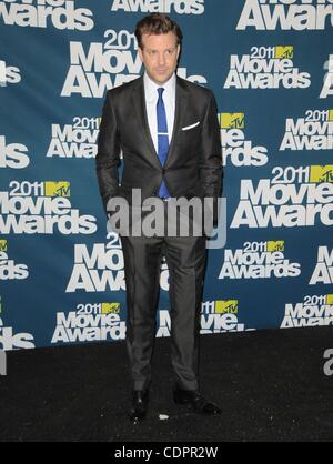 5 juin 2011 - Los Angeles, Californie, États-Unis - Jason Sudeikis participant à la 2011 MTV Movie Awards Salle de presse tenue au Gibson Amphitheatre à Universal City, Californie Le 6/5/11. Crédit Image : 2011(© D. Long/Globe Photos/ZUMAPRESS.com) Banque D'Images