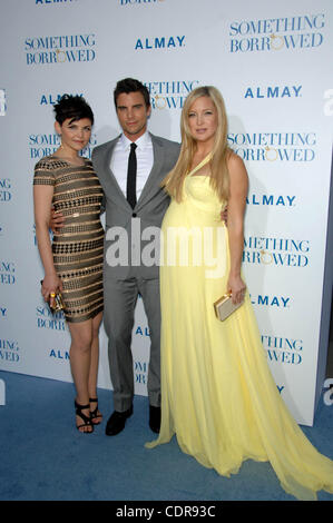 3 mai 2011 - Hollywood, Californie, États-Unis - Ginnifer Goodwin, Colin Egglesfield et Kate Hudson lors de la première du nouveau film de la Warner Bros Pictures quelque chose d'emprunté, tenue au Grauman's Chinese Theatre, le 3 mai 2011, à Los Angeles... Crédit Image : 2011(Â© Michael Germana/Globe Photos/ Banque D'Images