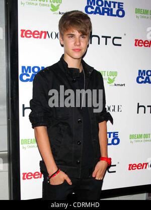 Juin 23, 2011 - New York, New York, États-Unis - Justin Bieber arrive pour le ''Monte Carlo'' le dépistage à l'AMC Loews Lincoln Square Cinema à New York le 23 juin 2011.(Image Crédit : © Sharon Neetles Globe/ZUMAPRESS.com)/Photos Banque D'Images