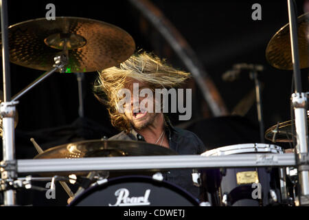 24 mai 2011 - Columbus, Ohio, États-Unis - Linkup batteur va chasser au rocher sur la plage au stade de l'équipage, Columbus, Ohio. (Crédit Image : © Scott Stuart/ZUMAPRESS.com) Southcreek/mondial Banque D'Images