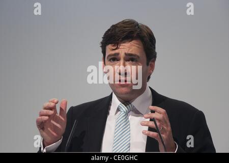 28 septembre 2011 - Liverpool, Angleterre, Royaume-Uni - s'adresse aux délégués pendant la conférence du parti travailliste à l'ACC Liverpool. (Crédit Image : © Mark Makela/ZUMAPRESS.com) Banque D'Images