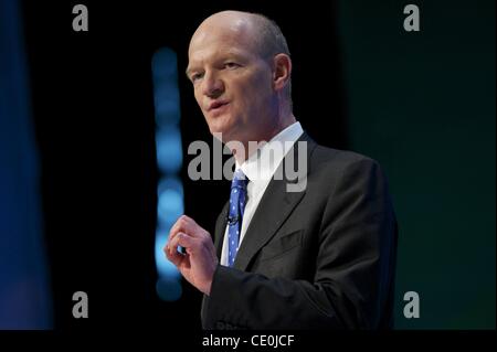 4 octobre 2011 - Manchester, Angleterre, RU - s'adressant aux délégués lors de la conférence du parti conservateur à Manchester Central. (Crédit Image : © Mark Makela/ZUMAPRESS.com) Banque D'Images