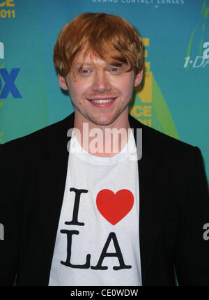 7 août 2011 - Universal City, Californie, États-Unis - Rupert Grint dans la salle de presse aux Teen Choice Awards 2011 à l'Amphithéâtre Gibson. (Crédit Image : © Lisa O'Connor/ZUMAPRESS.com) Banque D'Images