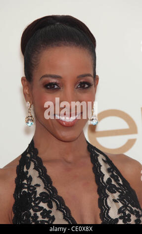 18 septembre 2011 - Los Angeles, Californie, États-Unis - Shaun Robinson à la 63e Prime Time Emmy Awards qui a eu lieu lors de la Nokia Theatre de Los Angeles. (Crédit Image : © Lisa O'Connor/ZUMAPRESS.com) Banque D'Images