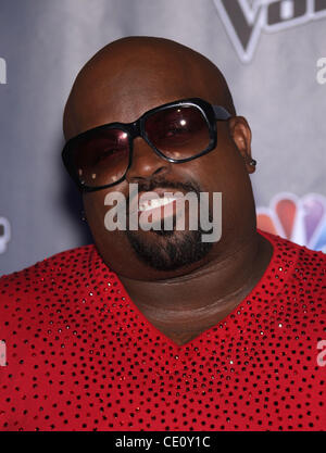 28 octobre, 2011 - Culver City, Californie, États-Unis - CeeLo Green arrive pour l'annonce de la saison 2 de "The Voice" tenue à Sony Pictures. (Crédit Image : © Lisa O'Connor/ZUMAPRESS.com) Banque D'Images