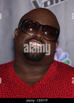 28 octobre, 2011 - Culver City, Californie, États-Unis - CeeLo Green arrive pour l'annonce de la saison 2 de "The Voice" tenue à Sony Pictures. (Crédit Image : © Lisa O'Connor/ZUMAPRESS.com) Banque D'Images