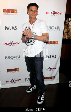 Paul Delvecchio aka DJ Pauly D Lune de nuit se félicite du retour de Rhode Island's favorite DJ au Palms Hotel and Casino Las Vegas, Nevada - 12.02.11 Banque D'Images