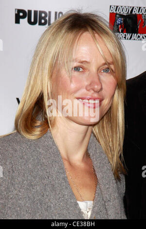 Naomi Watts soirée d'ouverture de la production musicale de Broadway 'Bloody Bloody Andrew Jackson' à la Bernard B. Jacobs Theatre - Arrivées. La ville de New York, USA - 13.10.10 Banque D'Images