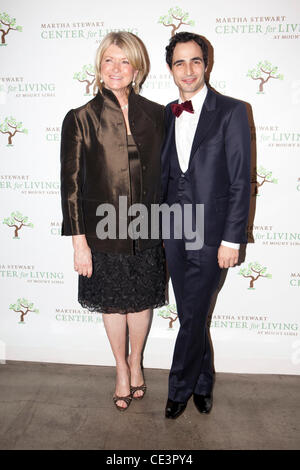 Martha Stewart et Zac Posen Troisième édition annuelle de Martha Stewart pour le centre vivant sur le mont Sinaï Gala à Martha Stewart Siège Omni Construction Starrett-Lehigh La ville de New York, USA - 17.11.10 Banque D'Images