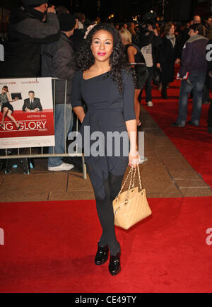 Kathryn Drysdale UK premiere de 'Morning Glory' tenue à l'Empire Leicester Square - Arrivées. Londres, Angleterre - 11.01.11 Banque D'Images