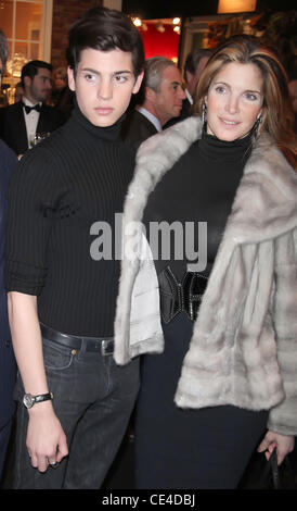 Peter Brant Jr. et Stephanie Seymour Antiques Show Hiver 2011 party d'ouverture, tenue à l'Armory Park Avenue New York City, USA - 20.01.11 Banque D'Images